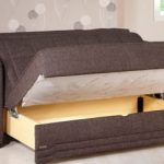 الأكورديون أريكة في الغرفة