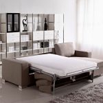 سرير أريكة مع فراش العظام في غرفة المعيشة