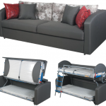 أريكة المحولات في سرير بطابقين