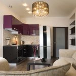 تصميم المطبخ مع أريكة حديث