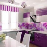 تصميم المطبخ مع ساحة مشرق