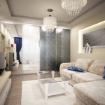 أريكة قابلة للطي في الداخل