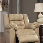 كرسي هزاز من جلد بيئي مع كرسي