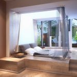 سرير مزدوج المنصة