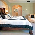 تصميم سرير الخشب الصلب