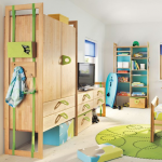 خزانة ملابس غير عادية مع مقابض مريحة لأطفال المدارس