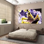 صورة حساسة وملهمة لغرفة النوم