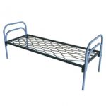 سرير معدني مفرد للعمال