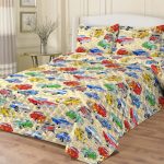 القطن مبطن المفرش