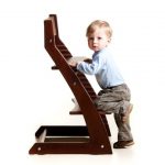 الخشب الداكن كرسي متزايد