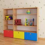 رف الواجهة الملونة في الداخل