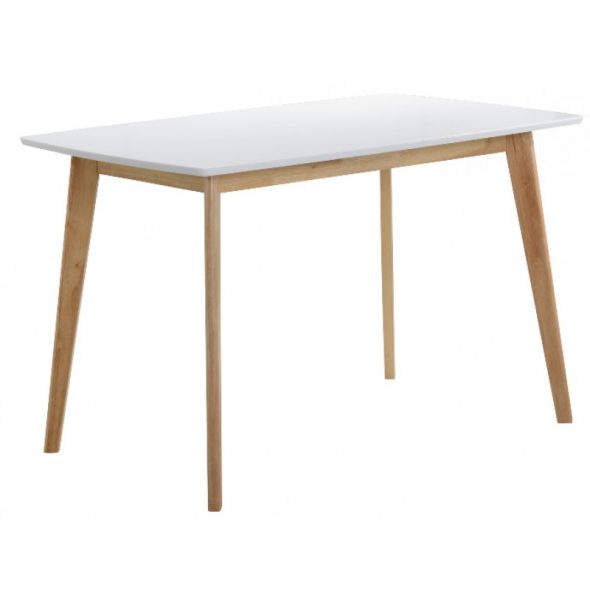 طاولة مطبخ Lukas بيضاء