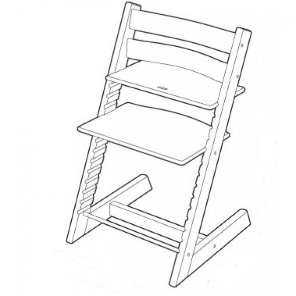 ينمو المقعد المرتفع مع الطفل