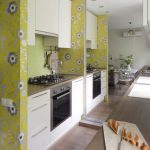 تصميم المطبخ مع مرآة