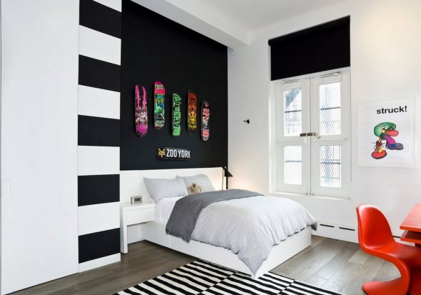 غرفة الصبي في سن المراهقة