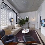 كرسي مع صورة مسند للقدمين