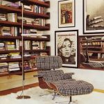 كرسي مع أفكار مسند القدمين