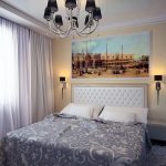 الراحة سرير مزدوج في غرفة النوم