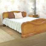 خشب البتولا السرير