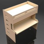 محول السرير مع مكتب