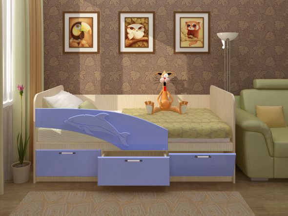 أسرة أطفال في التصميم