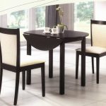 جولة طاولة طعام خشبية قابلة للطي