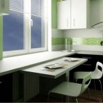 كونترتوب المطبخ لامعة