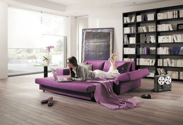 أريكة سرير الأكورديون