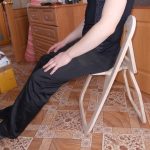 كرسي قابلة للطي وقابلة للطي مصنوعة من الخشب الرقائقي