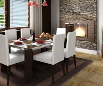 الجداول في غرفة المعيشة