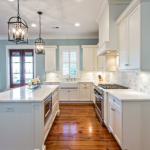 تصميم المطبخ الأبيض