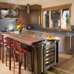 تصميم المطبخ مع شريط