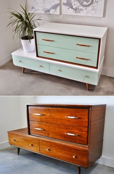 ديكور أثاث قديم بأيديهم - تكنولوجيا ديكور أثاث