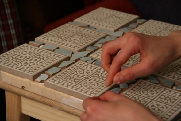 الجدول الديكور DIY - الصورة