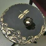 قشر البيض الجدول أعلى الديكور