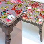 طاولة المطبخ decoupage - الأفكار