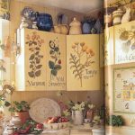 الأثاث Decoupage مع المطبخ أيديهم