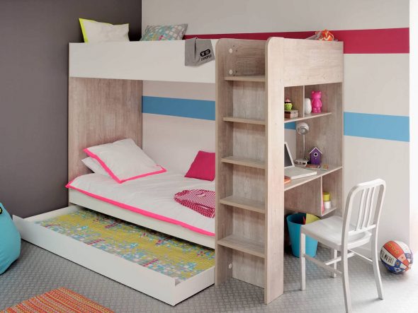 سرير بطابقين في التصميم