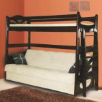 سرير أريكة من مستويين №2