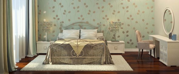 الداخلية مع سرير مزورة