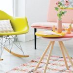 كرسي هزاز أصفر