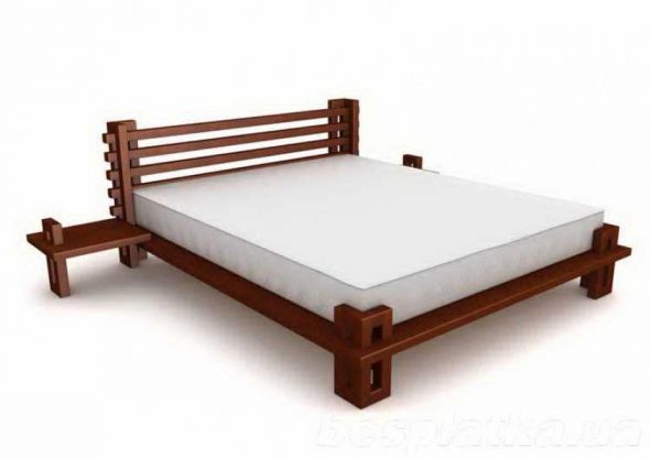 سرير من كتلة شجرة من المنتج