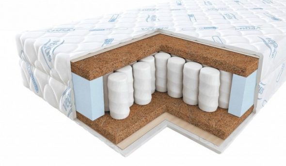 فراش مع كتلة الربيع مستقلة