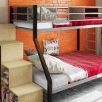 سرير معدني جميل