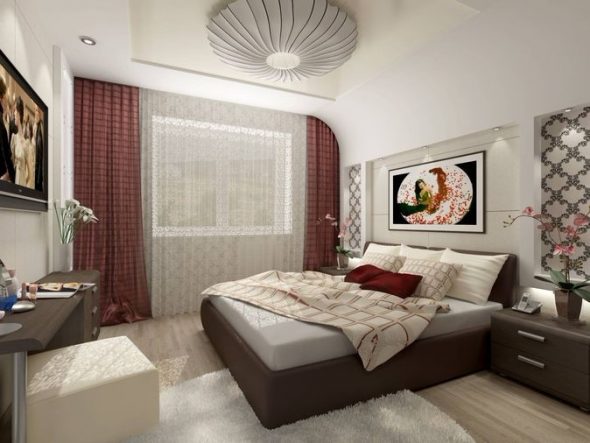 صنع مكانة في غرفة النوم