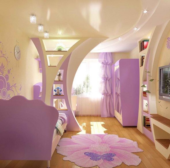 أقسام لتقسيم مساحة في غرفة التلميذات