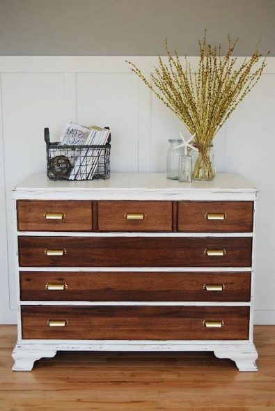 يمكن إعادة طلاء أي أثاث تقريبًا بهذه الطريقة.