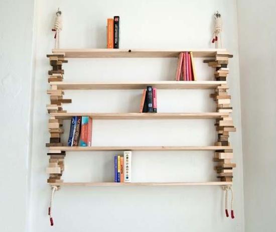 علقت حبل الرف