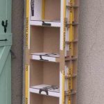 رف ديكور من الورق المقوى