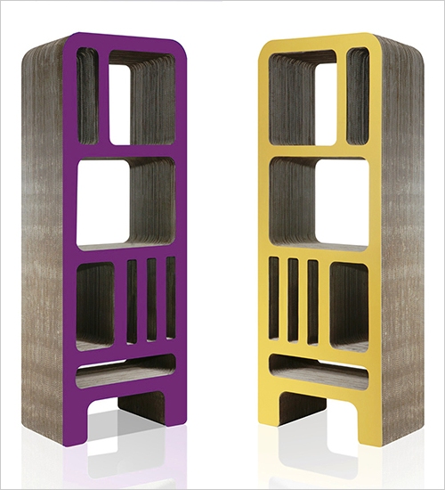 رف من الورق المقوى